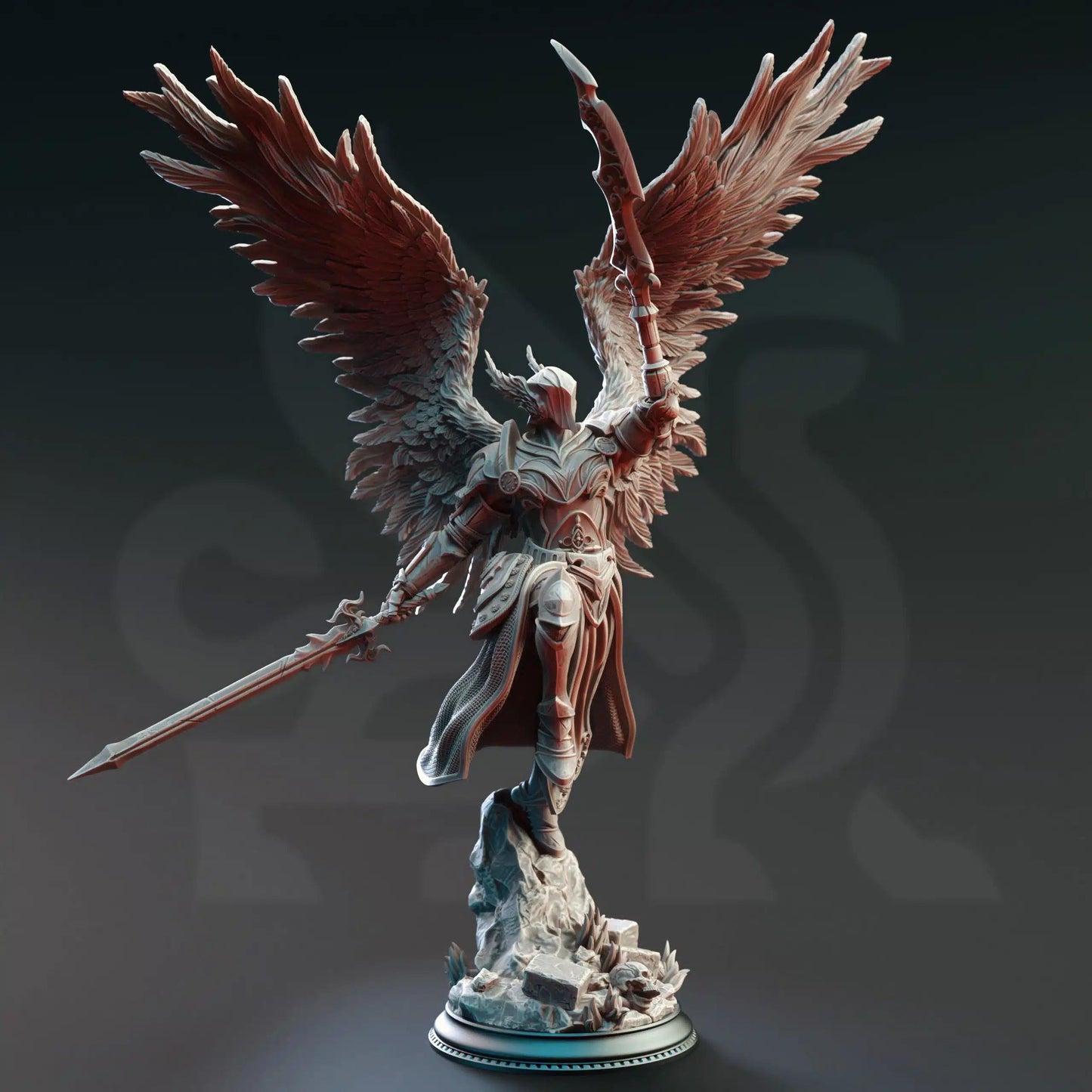 Horauthin Father of War & Peace - 3D Printed Paladin Character Miniature