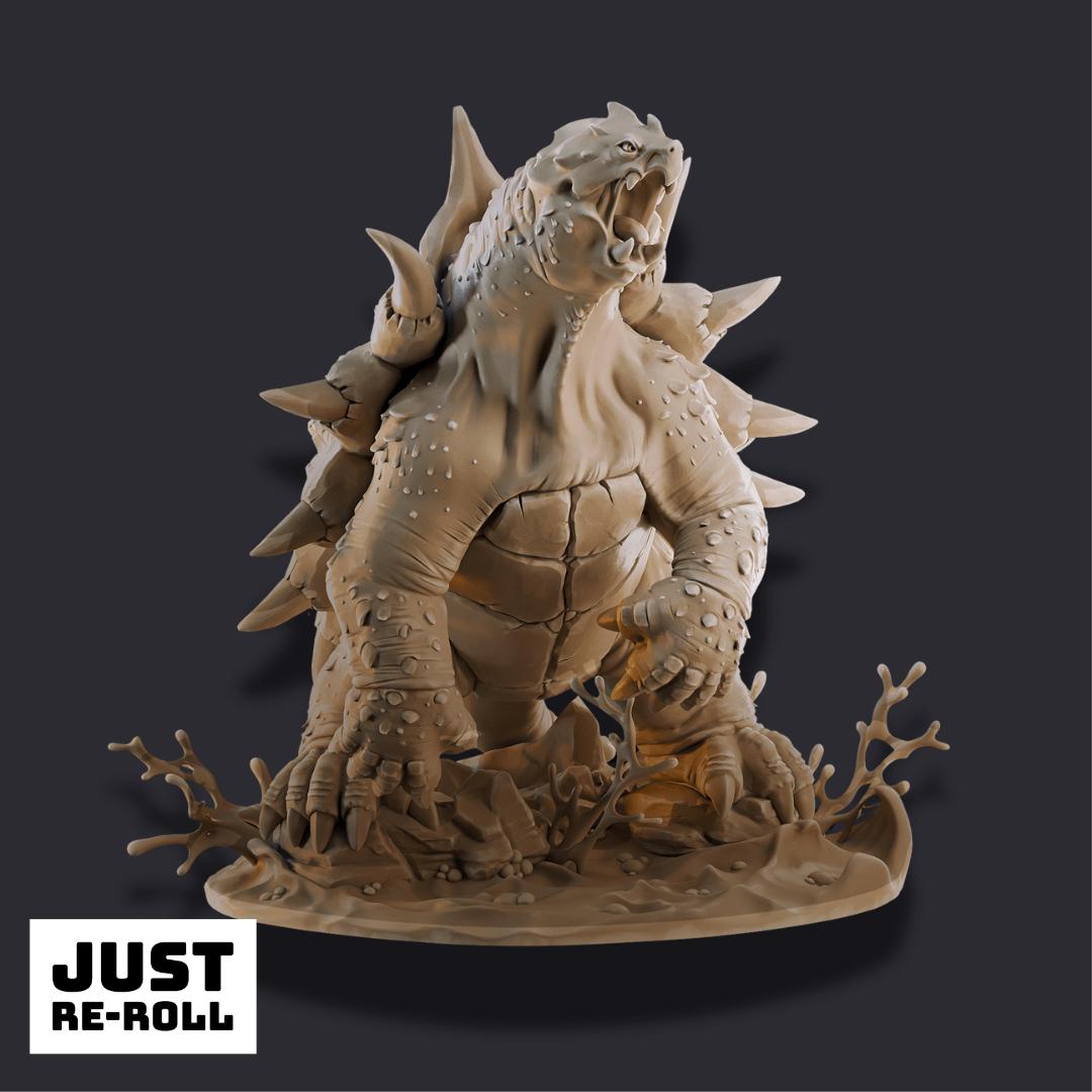 Giant Snapping Turtle – 3D Printed Tabletop Miniature