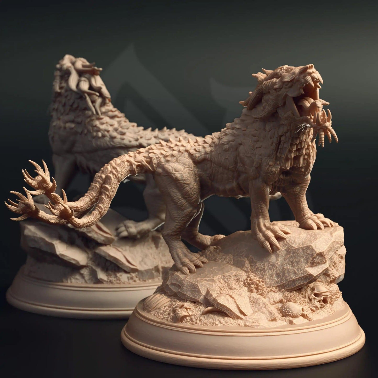 Estranith – Godless Panther - 3D Printed Monster Character Miniature