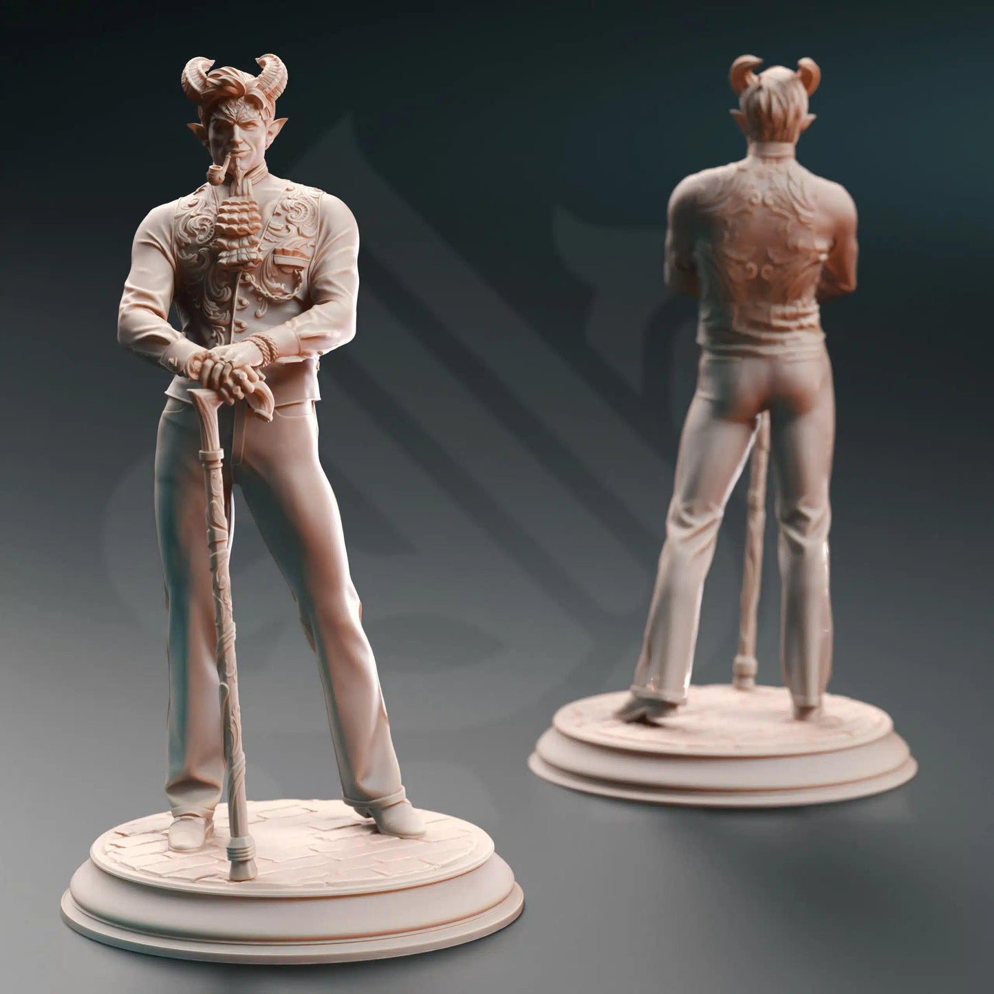 Xarvir Barikdral – The Fortunate - 3D Printed Rogue Character Miniature