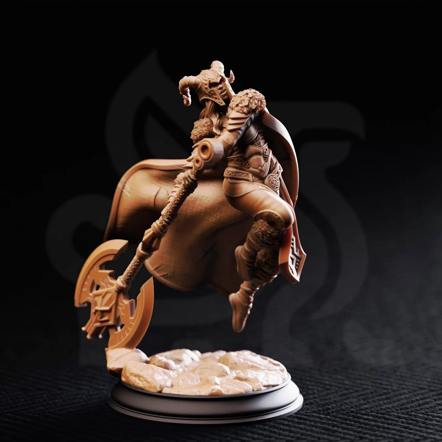 Lotte – Maiden of Trickery - 3D Printed Barbarian Character Miniature