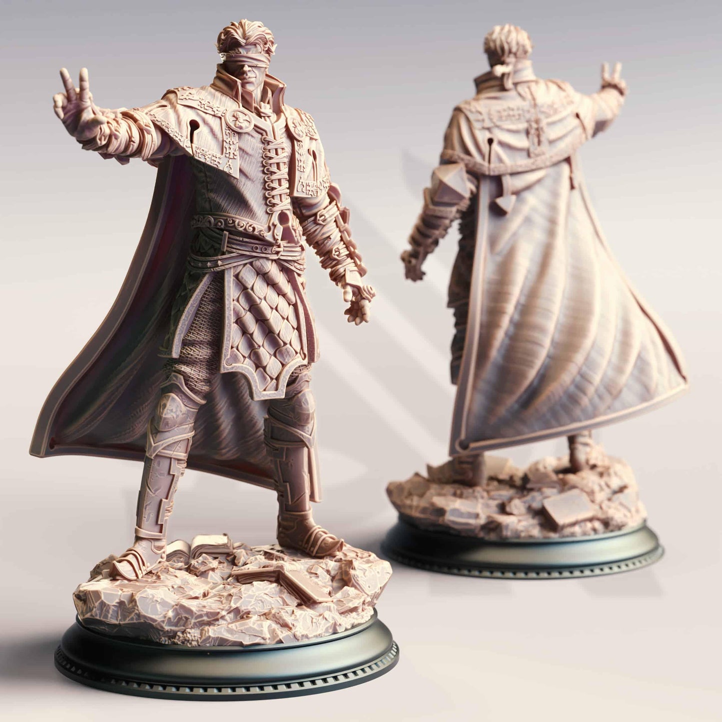 Varys Farseeker – Psionic Dark Inquisitor - 3D Printed Wizard Character Miniature