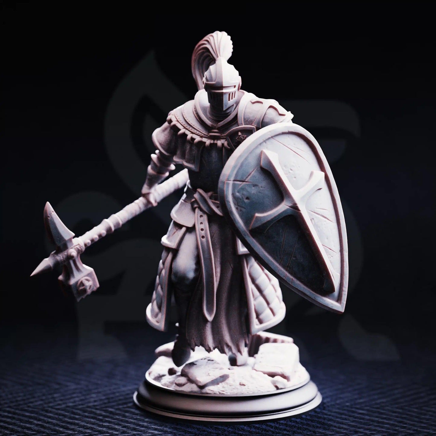 Jeremus of Jochenia Hammer of Horauthin - 3D Printed Cleric Character Miniature