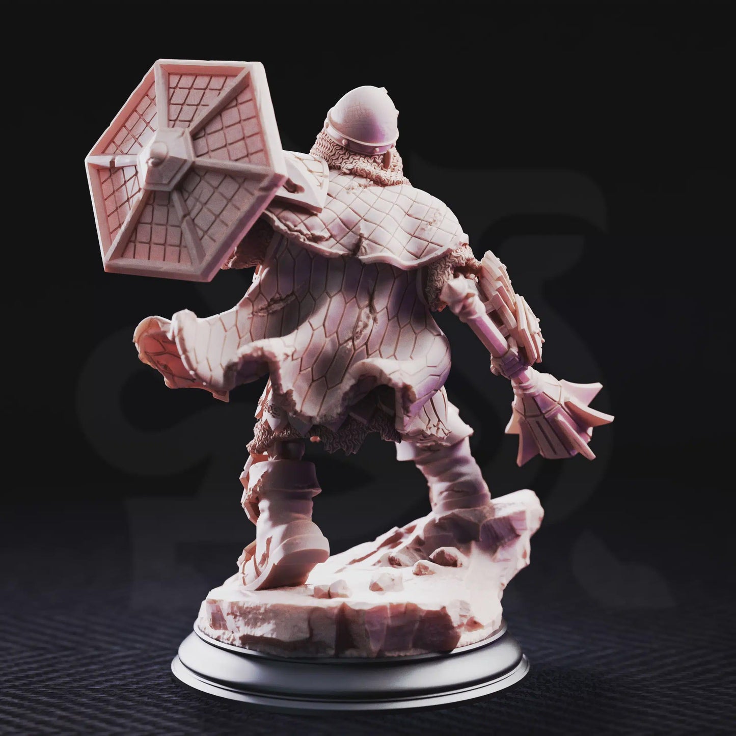 Brook Undead Dwarven Brothers - 3D Printed Undead Miniature