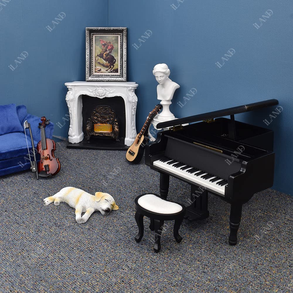 iland Miniature Dollhouse Frames & Printed Pictures Set — 1:12 Scale