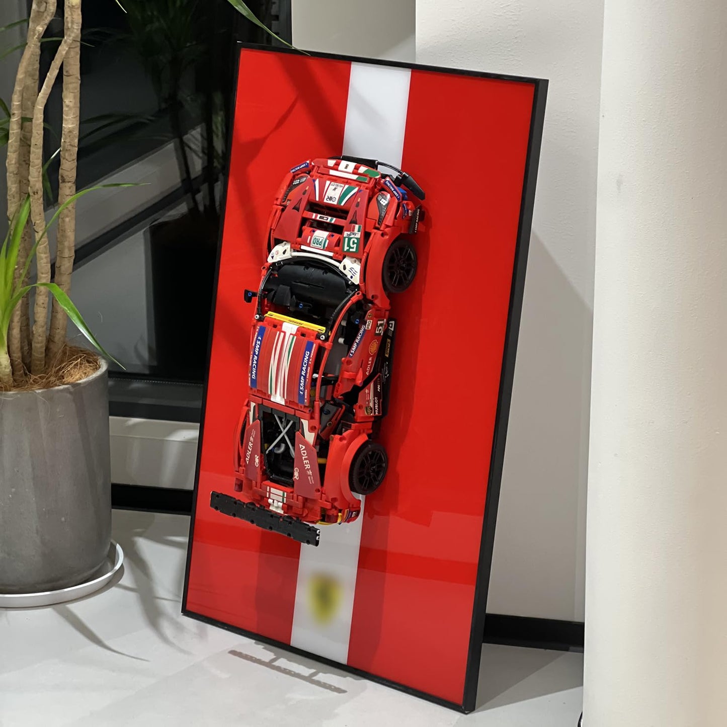 iLuane Display Wallboard for 42125 – Sports Race Car Collectibles Wall Mount | Home & Office Decor