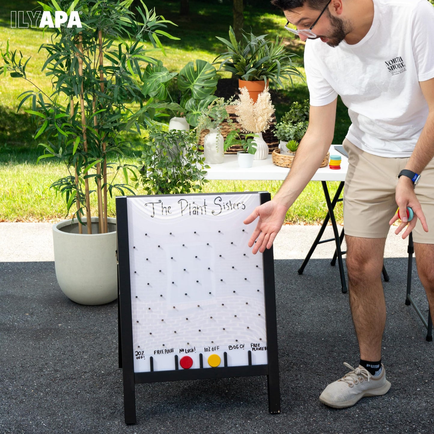 Ilyapa Board - Large 21x30 Inch Portable Prize Drop Game for Events & Trade Shows