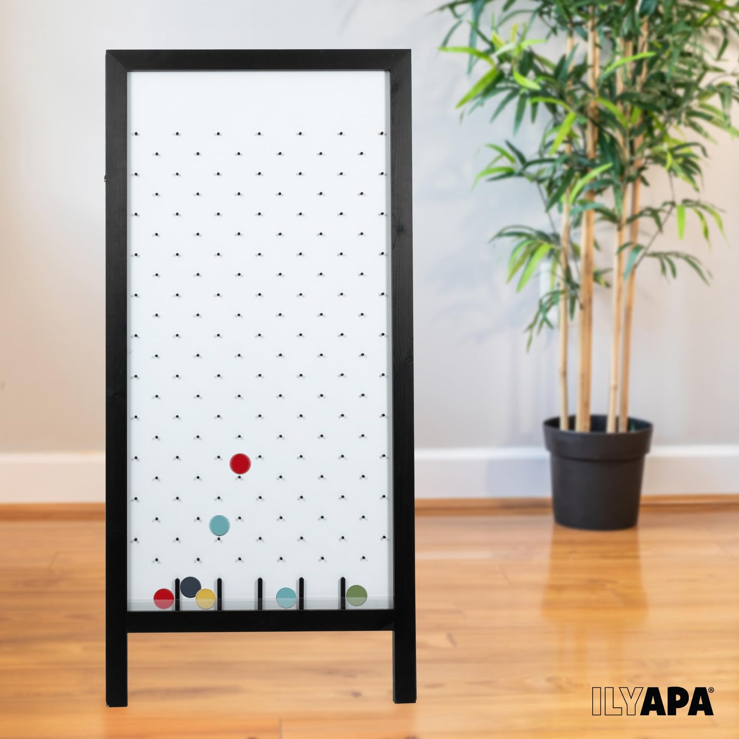 Ilyapa Extra Large Prize Drop Board Game – 28x57 in, Double-Sided A-Frame, Includes 20 Coin Discs