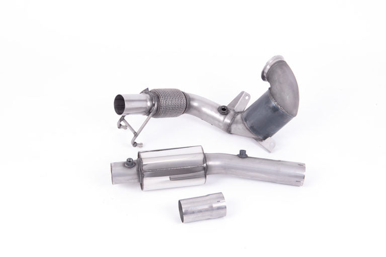 Milltek Audi A1 40TFSI 5 Door 2.0 (200PS) with GPF (19+) Hi-Flow Sports Cat and Downpipe Resonated – Fits to Milltek Sport Cat Back includes GPF Bypass