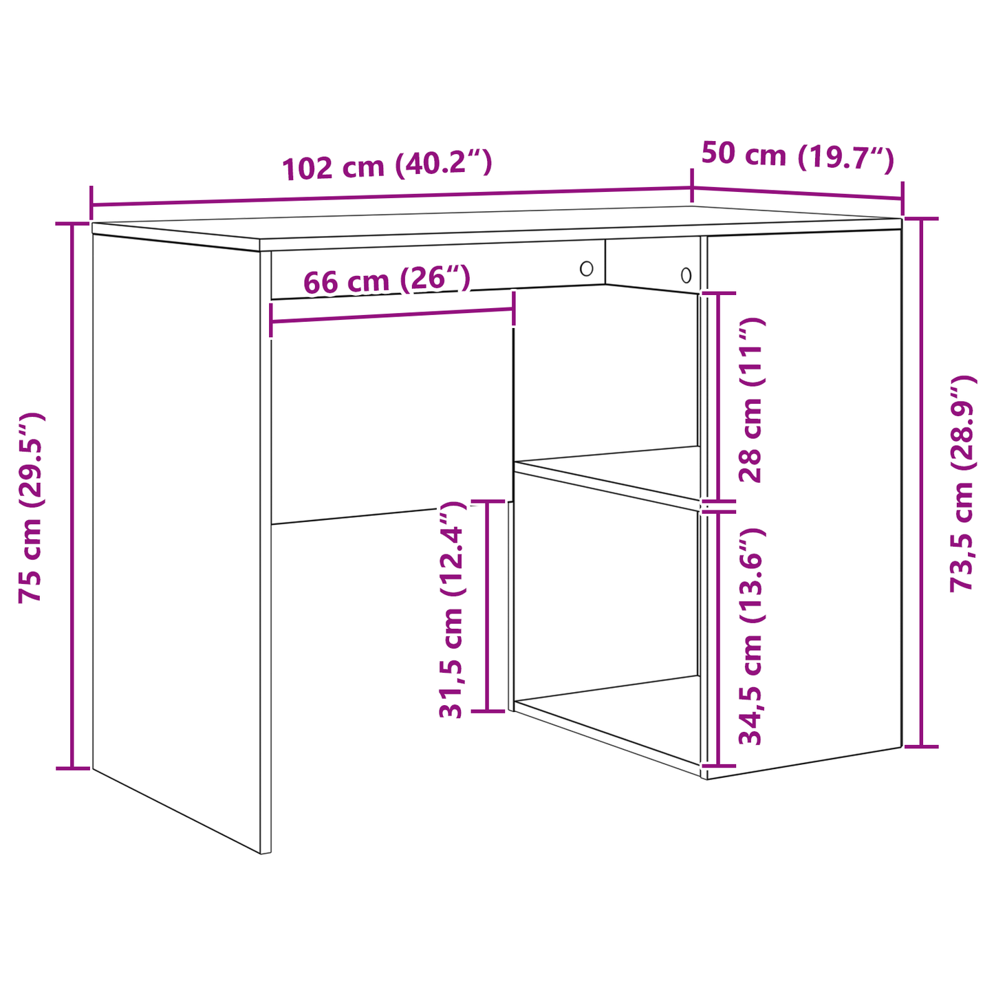 Corner Desk Old Wood 102x88x75 cm Engineered Wood