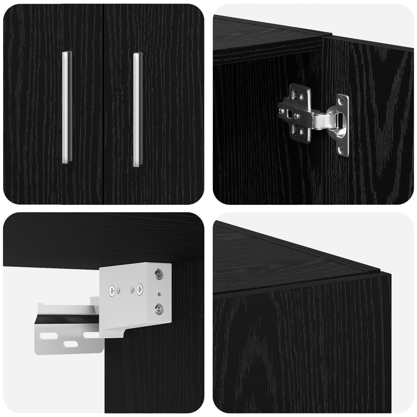 Storage Cabinet Black Oak 70x42.5x225 cm Engineered Wood