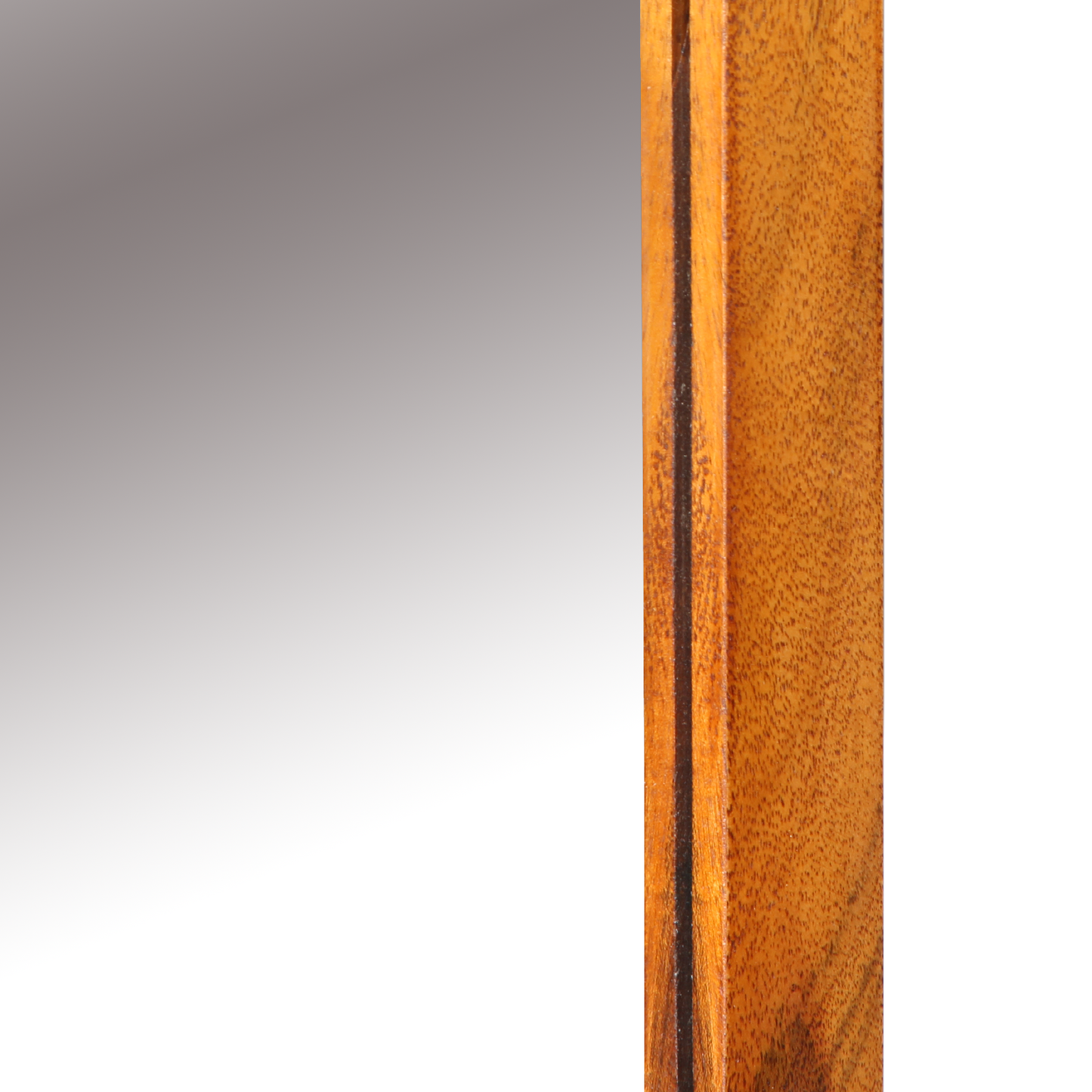 Dressing Table with Mirror Honey Brown Solid Wood Acacia