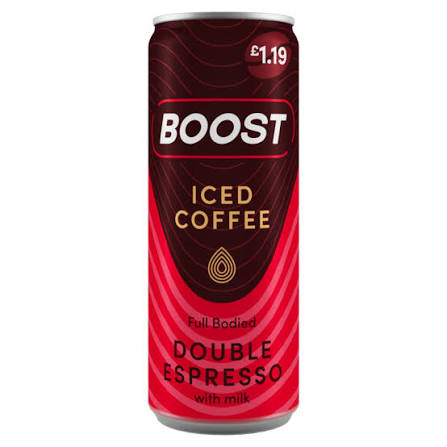 12 x Boost Iced Coffee Double Espresso - 250Ml