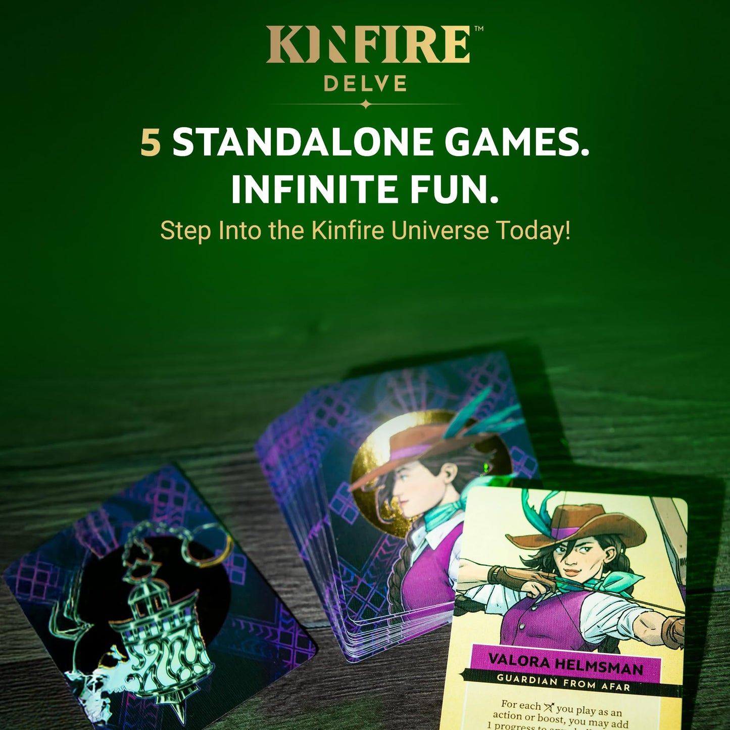 Kinfire Delve: Callous’ Lab – Tactical Solo or 2-Player Card & Dice Game | Incredible Dream