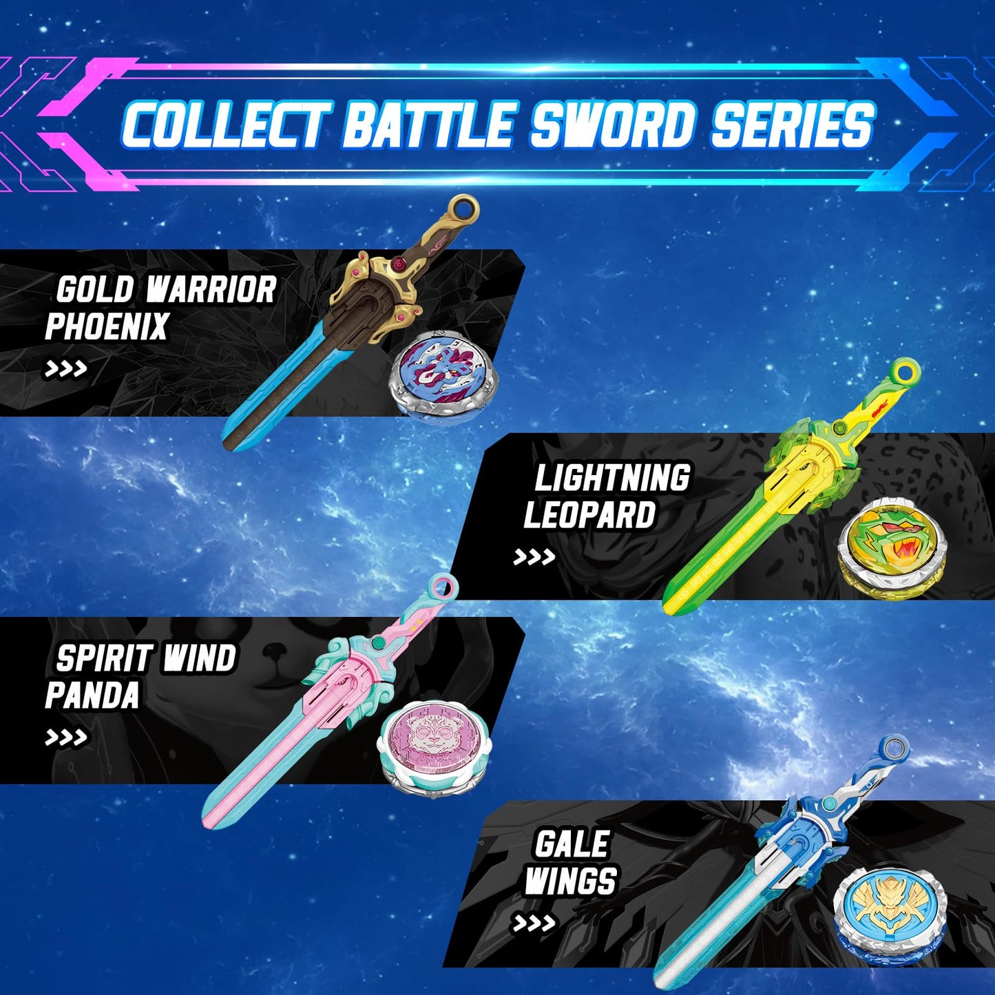 Infinity Nado Battling Toys: Spinning Top & Sword Launcher Battle Set for Kids (Ages 5–12)
