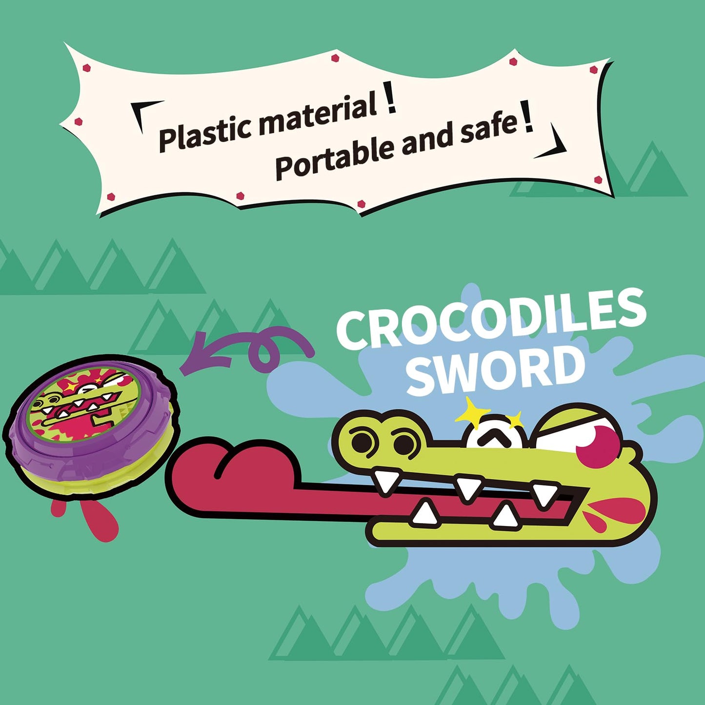 Infinity Nado NFINITY NADO Spinning Top with Crocodile Launcher – Battle Top for Kids