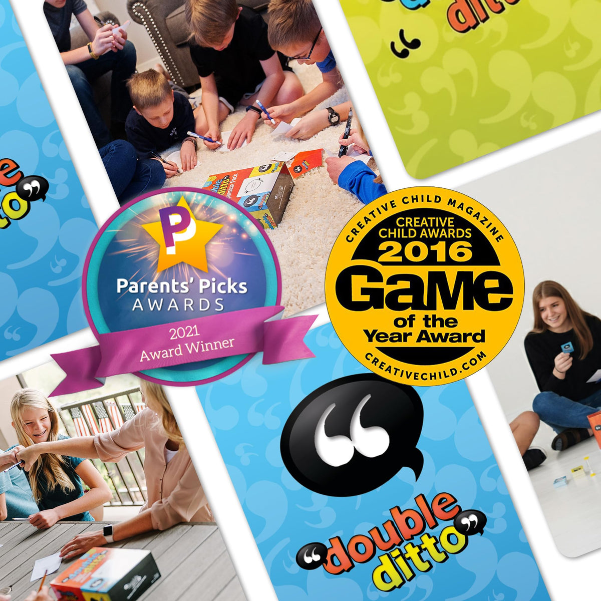 Inspiration Play Double Ditto – Hilarious Award-Winning Family Party Game (Ages 8+)