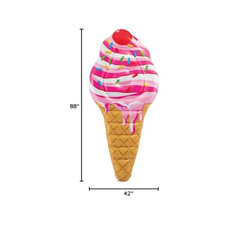 Intex Ice Cream Mat – Large Pool Float for Adults | 88 x 42 in