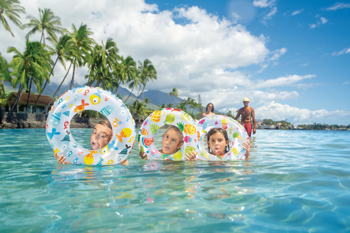 Intex Recreation 59230EP Lively Print Swim Ring 20in, Assorted Designs