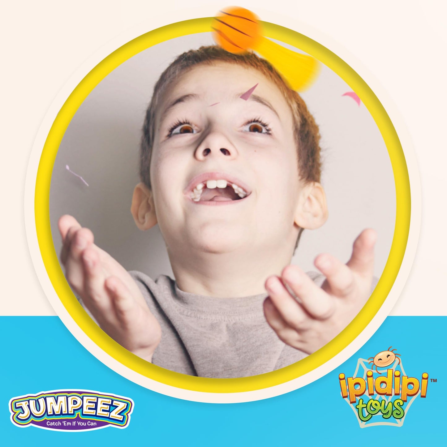 IPIDIPI TOYS Jumpeez Sport Ball Rocket Poppers – 24-Pack Jumping Spring Launcher Toys