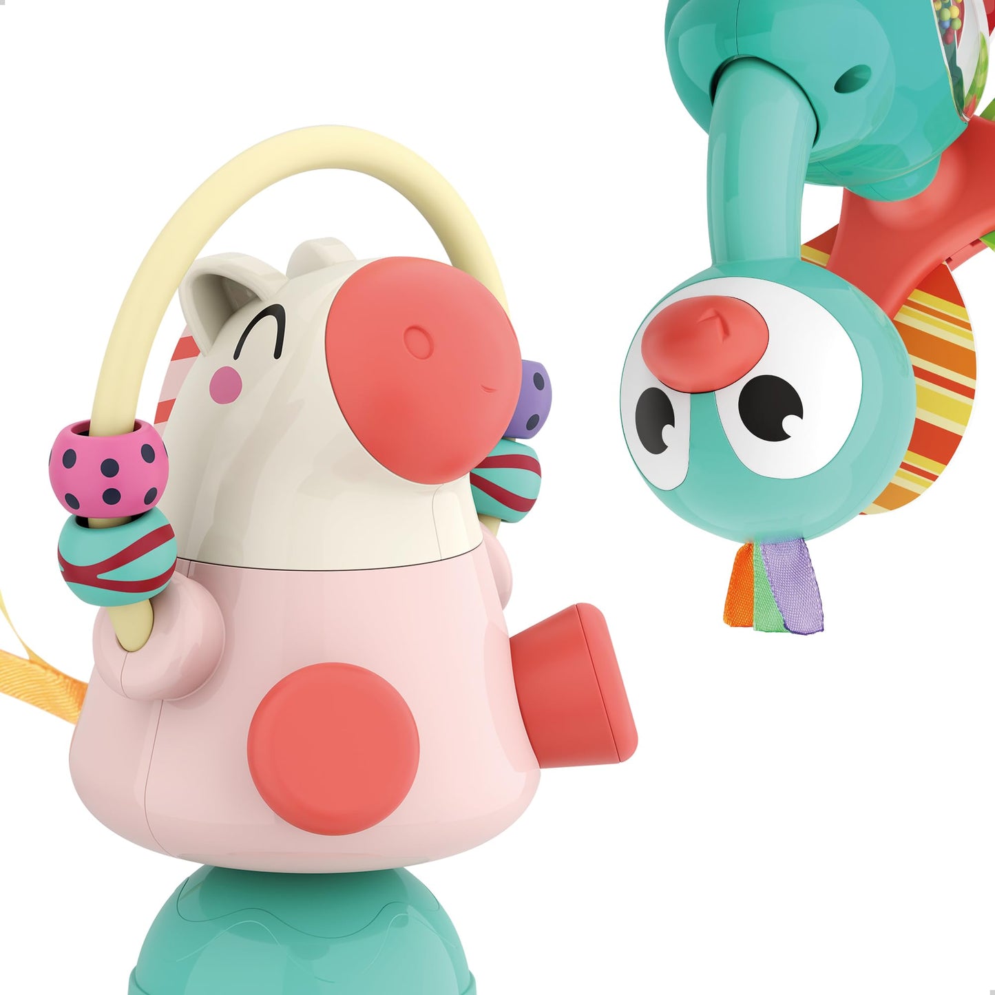 iPlay iLearn Baby Rattles Set – Suction High Chair Toys for 6–24 Months