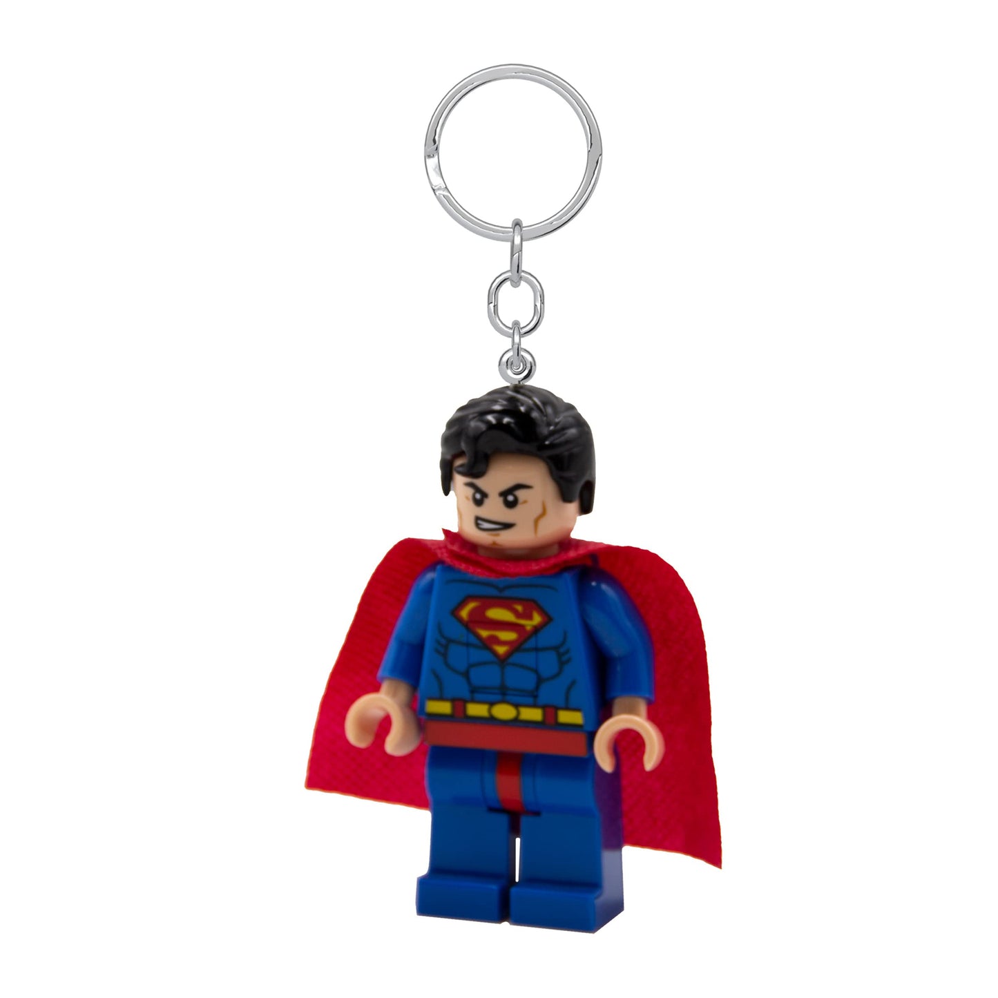 IQ LEGO DC Superman Keychain Light – 3-Inch LED Posable Figure (KE39H)