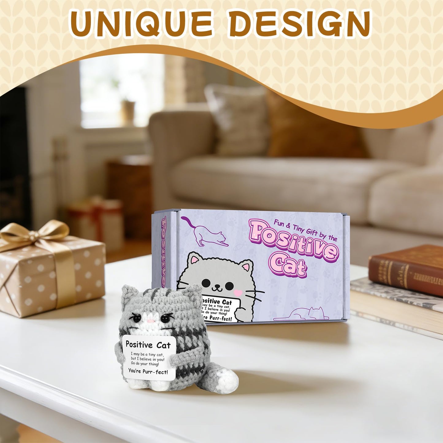 IrichBa Crochet Cat Gifts for Women – Unique Cat Decor & Gifts