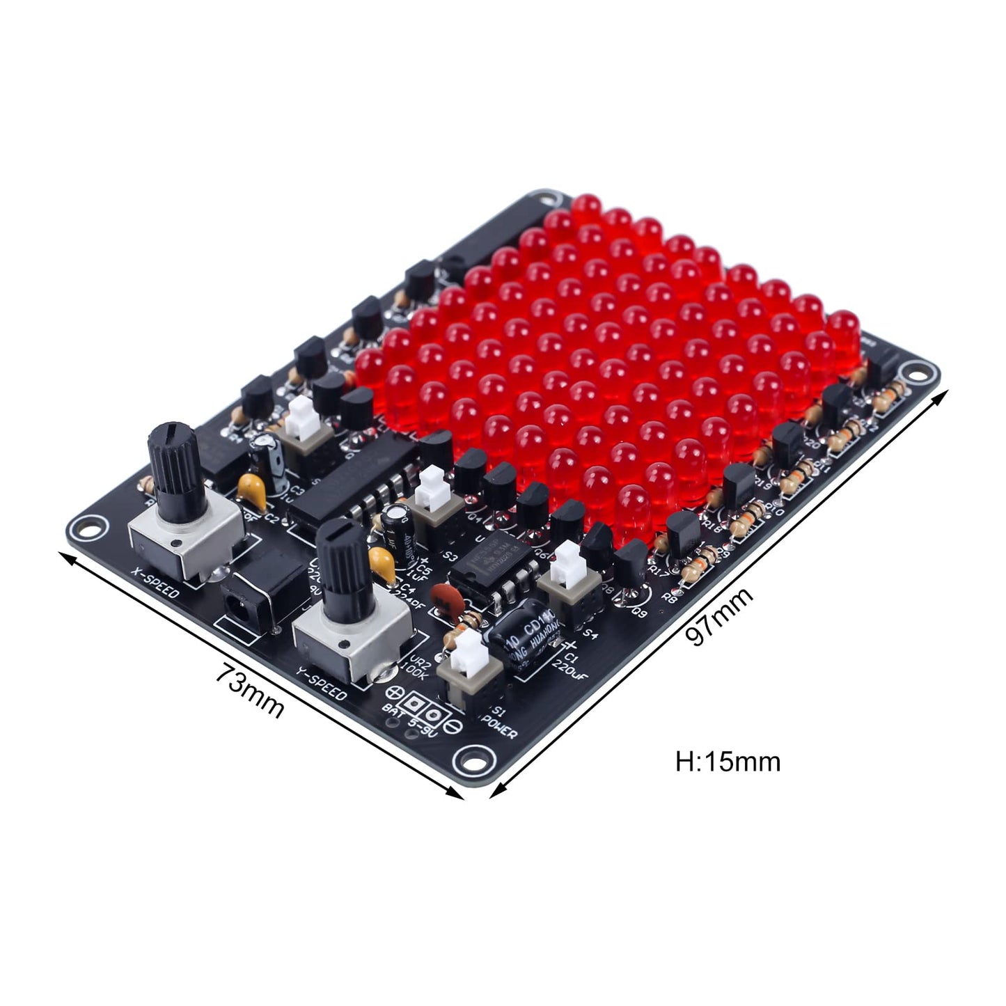 IS Soldering Learning Kit with Knob-Control LED Light – Soldering Practice for STEM Learning