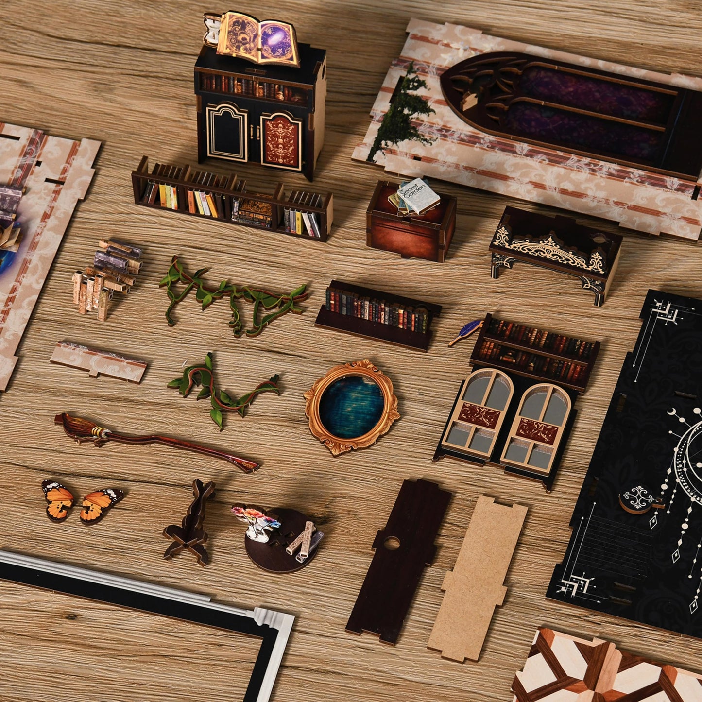 ISSEVE Book Nook Kit: DIY Miniature House for Adults & Teens