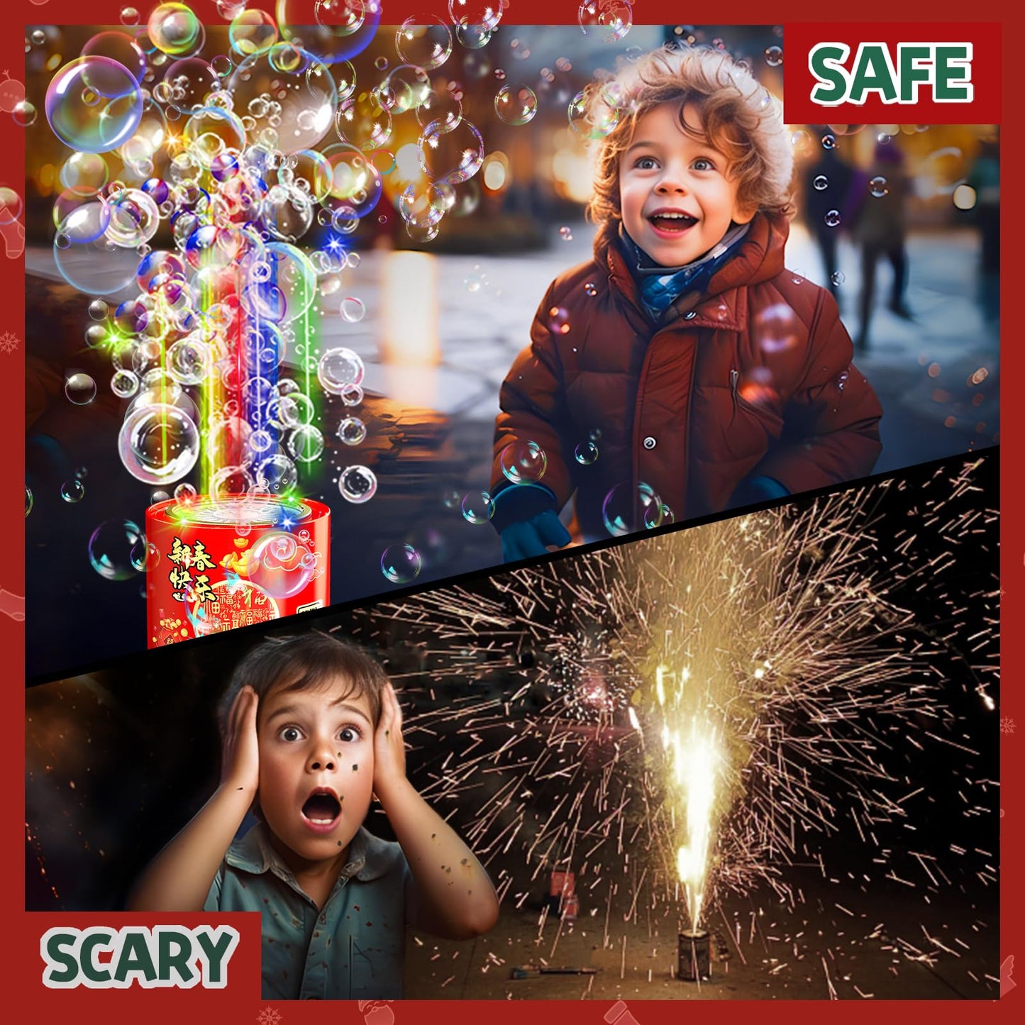 Ivtivfu Bubble Machine 2-Pack with LED Lights – Portable Bubble Blowers for Weddings and Parties