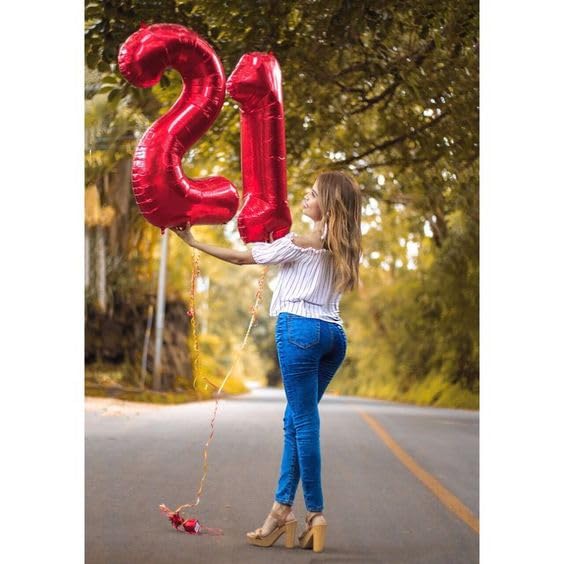 IWERP Red Number 3 Balloon 40 Inch – 3rd Birthday Decorations for Kids
