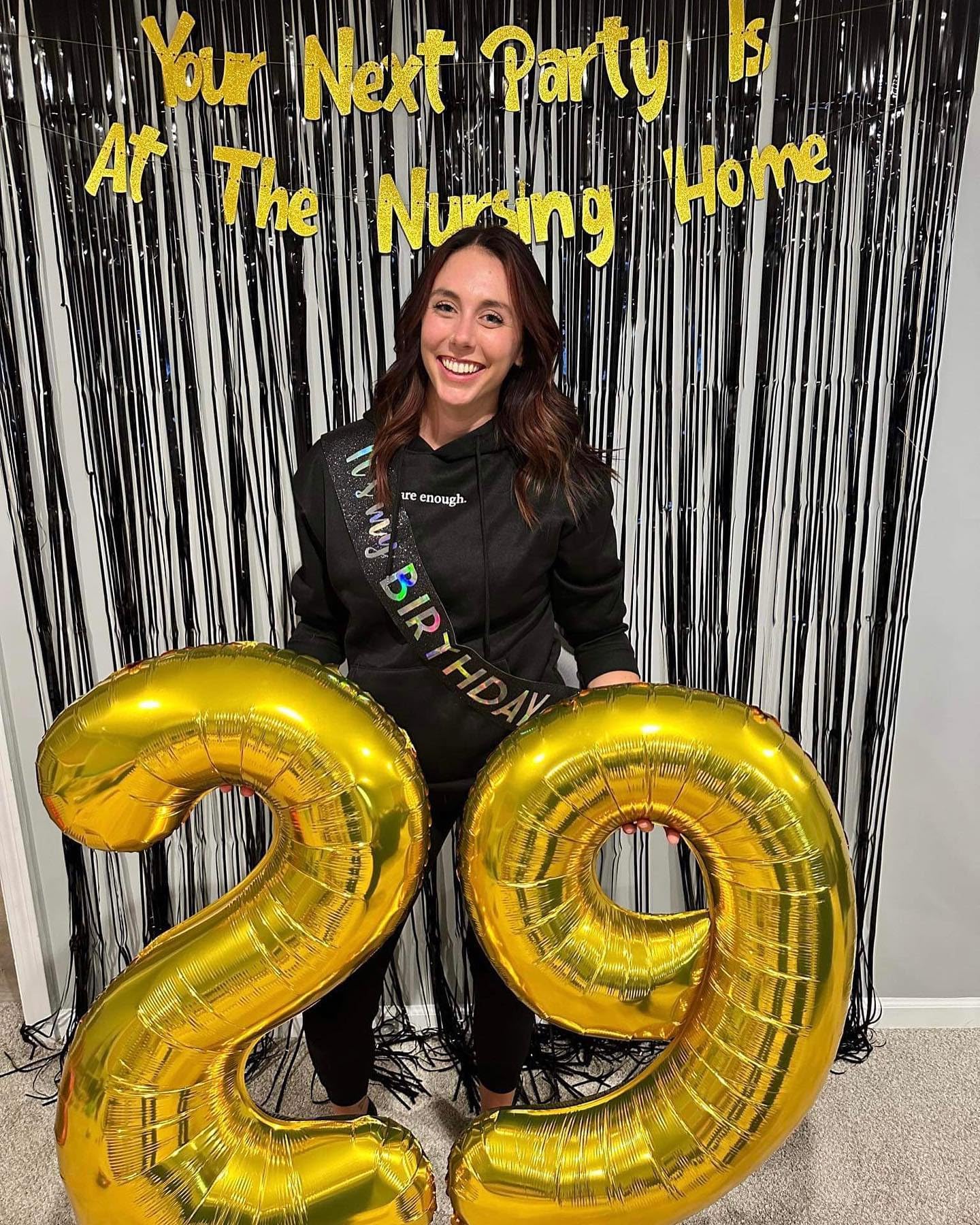 Gold Number 9 Balloon 40-Inch | IWERP 9th Birthday Party Decor