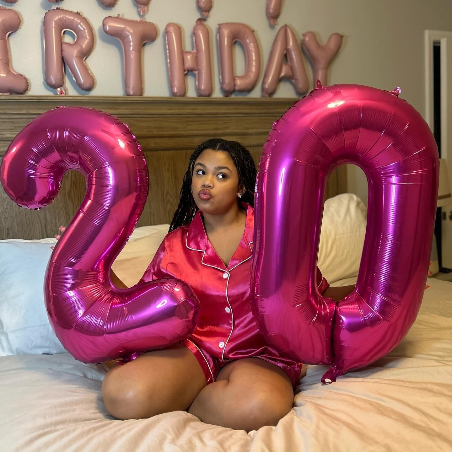 IWERP Hot Pink 40-Inch Number 7 Balloon – 7th Birthday Decorations
