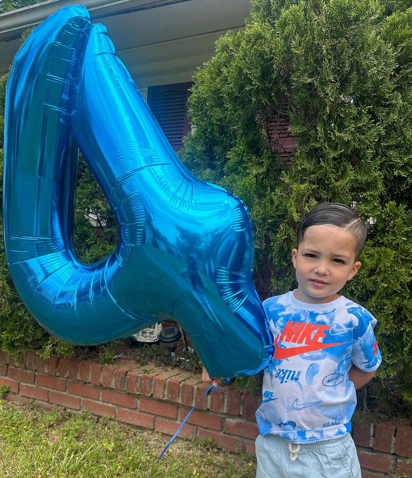 IWERP Metallic Blue 40-Inch Number 1 Balloon – First Birthday Party Decorations