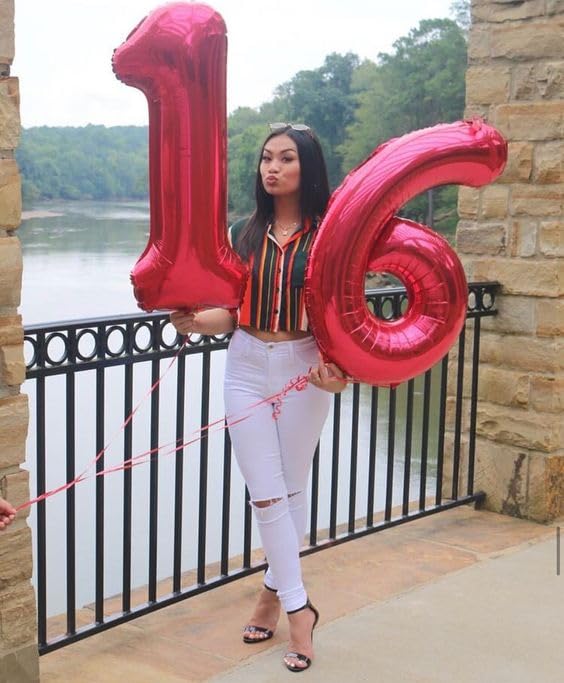 IWERP 21 Balloon 40-Inch Red – Bold 21st Birthday Decor