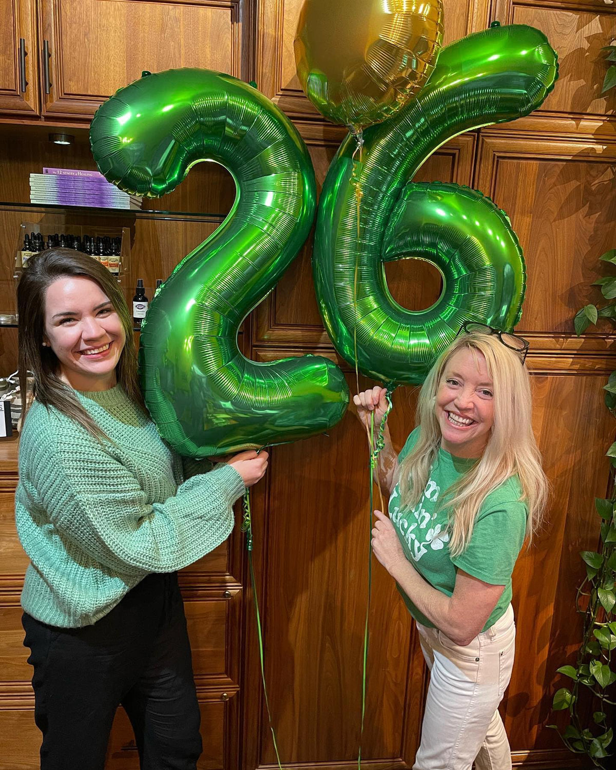 IWERP Green 15 Number Balloon 40-Inch – 15th Birthday Party Decorations