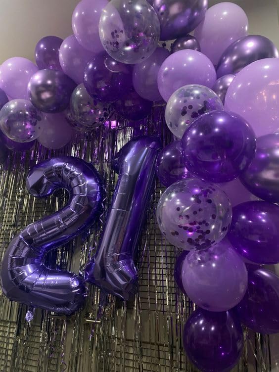 Purple Number 9 Balloon 40 Inch – 9th Birthday Decor | IWERP