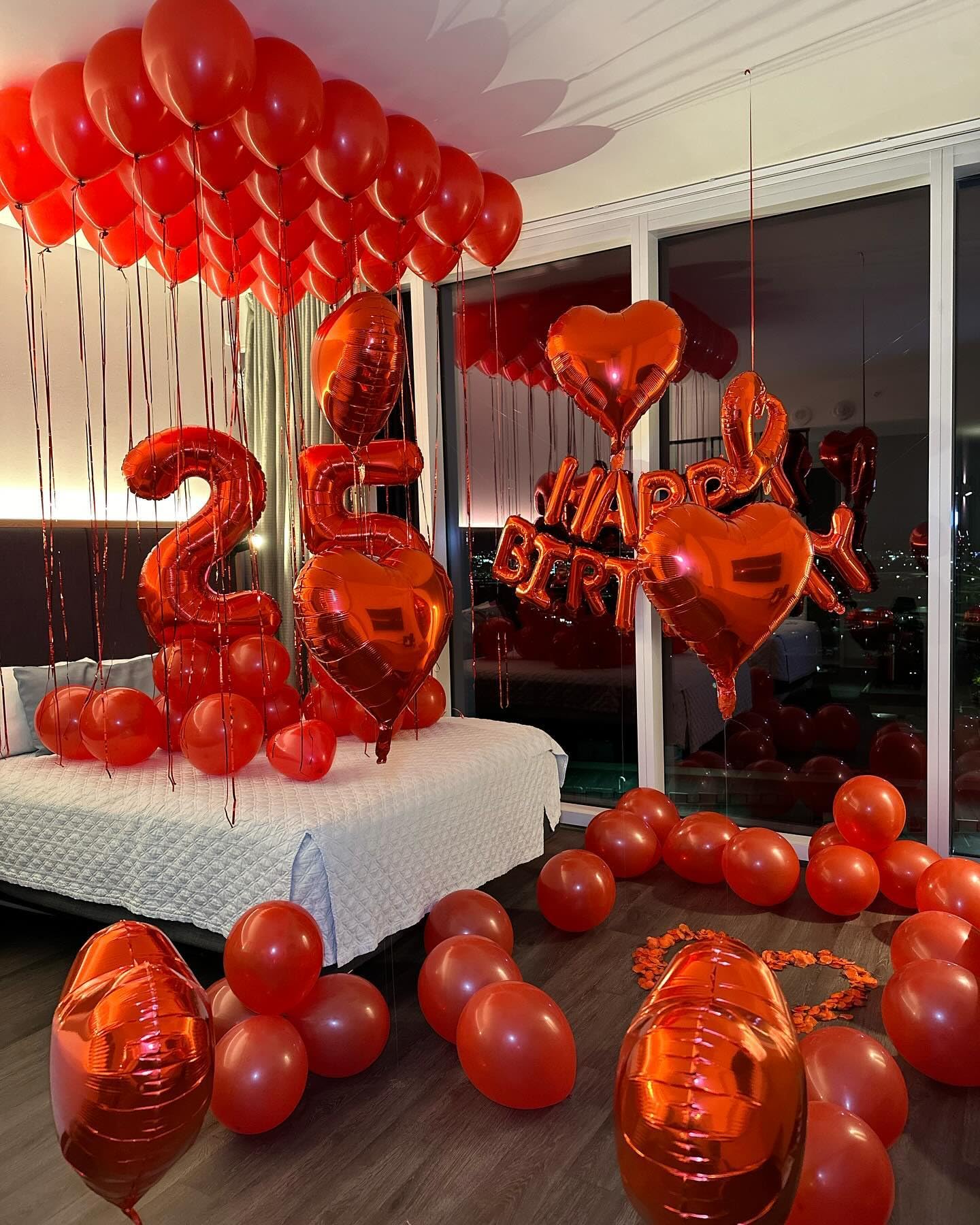 IWERP 40 Inch Red Number One Balloon – First Birthday Decorations