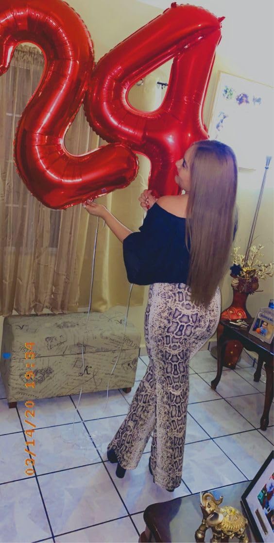 IWERP 40-Inch Red Number Balloon – 10th Birthday Decor for Boys & Girls