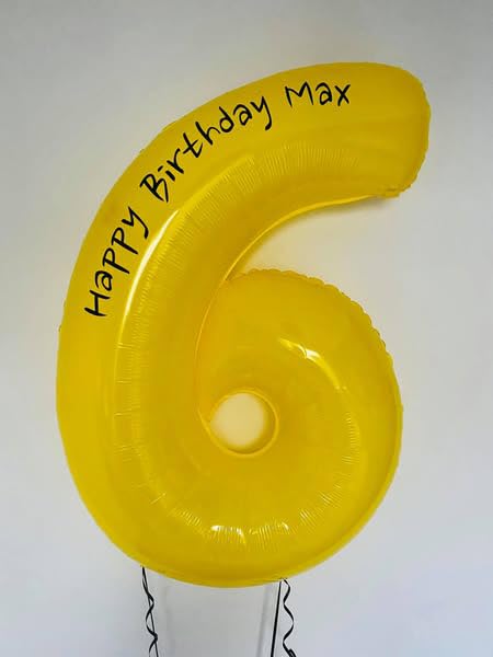 IWERP Yellow Number 1 Balloon 40-Inch – First Birthday Decorations