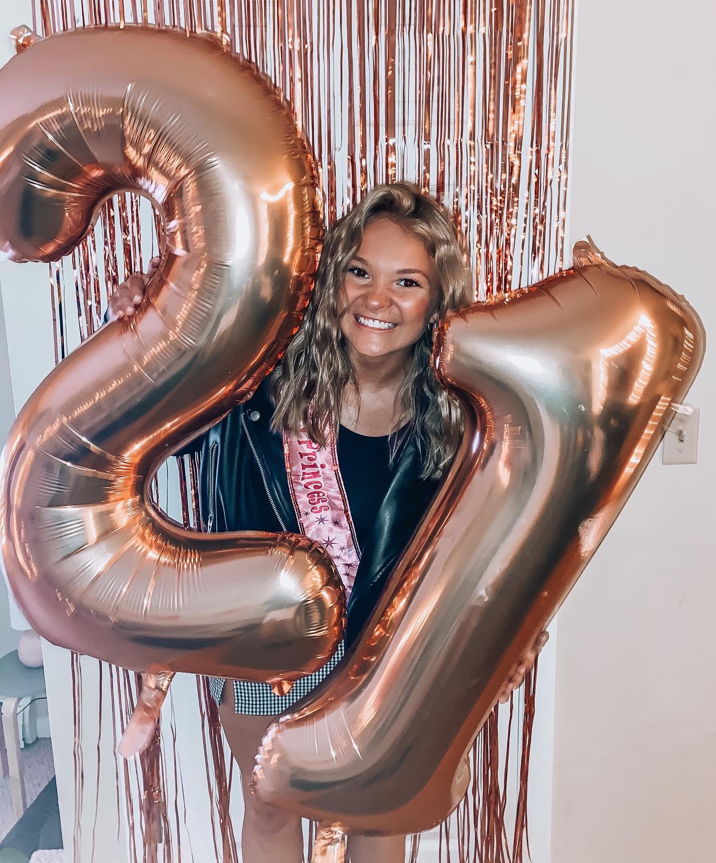 IWERP Rose Gold Number 5 Balloon 40-Inch | 5th Birthday Decorations