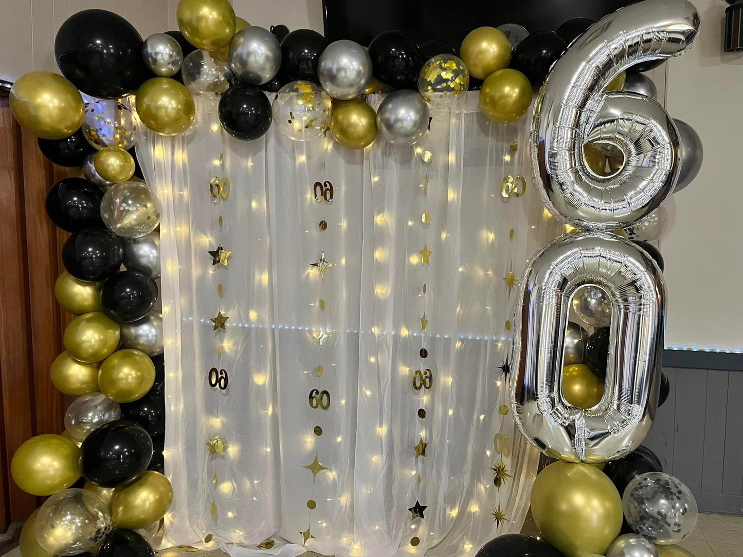 IWERP Silver 40-Inch Number Balloon – 40th Birthday Milestone Decor