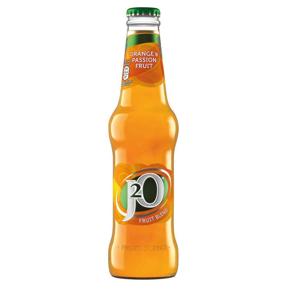 J2O Fruit Blend Orange & Passion Fruit, 275ml (Case of 12)