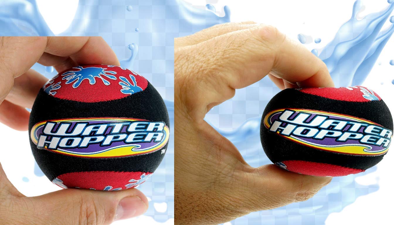 JA-RU Water Hopper Ball Toy Pack – Pro Water Skipper for Pool & Beach (Style B 880-1)