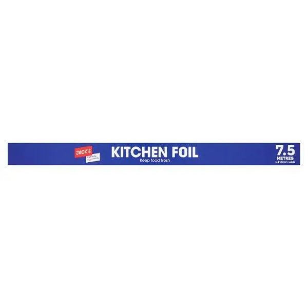 Jacks Kitchen Foil 7.5 Metres x 450mm Wide