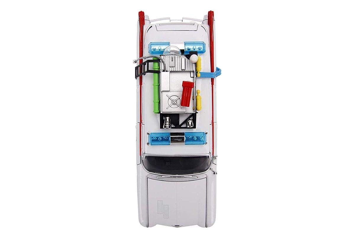 Jada Toys Hollywood Rides: Ghostbusters ECTO-1 White 1:24 Die-Cast Vehicle