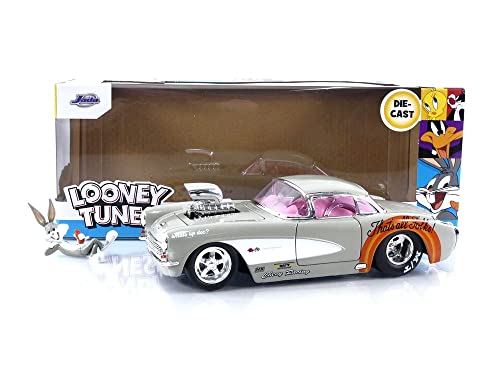 Jada Looney Tunes 1957 Chevrolet Corvette Die-Cast Car & Bugs Bunny Figure