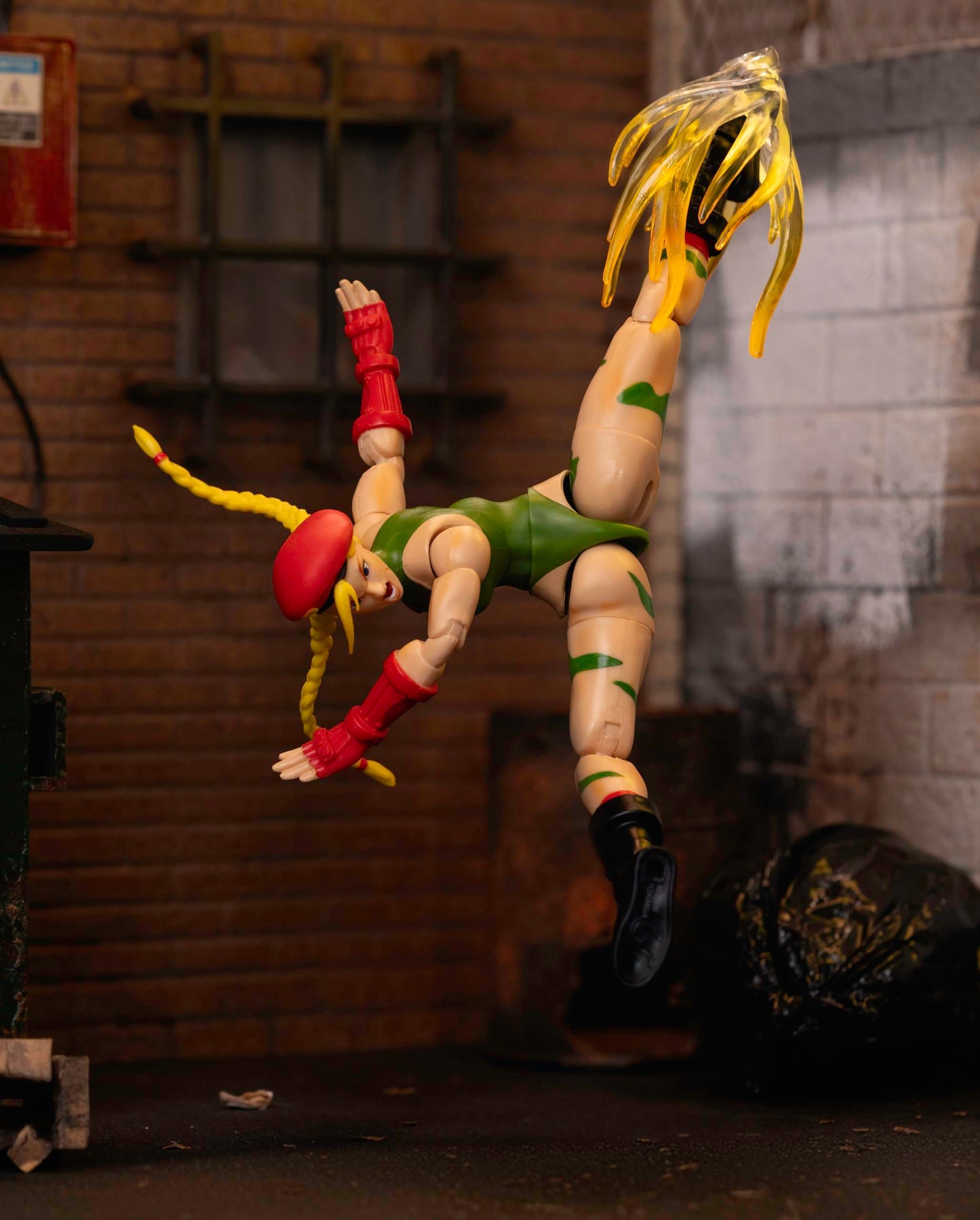 Jada Toys Street Fighter II Cammy Action Figure – 1:12 Scale with Interchangeable Heads