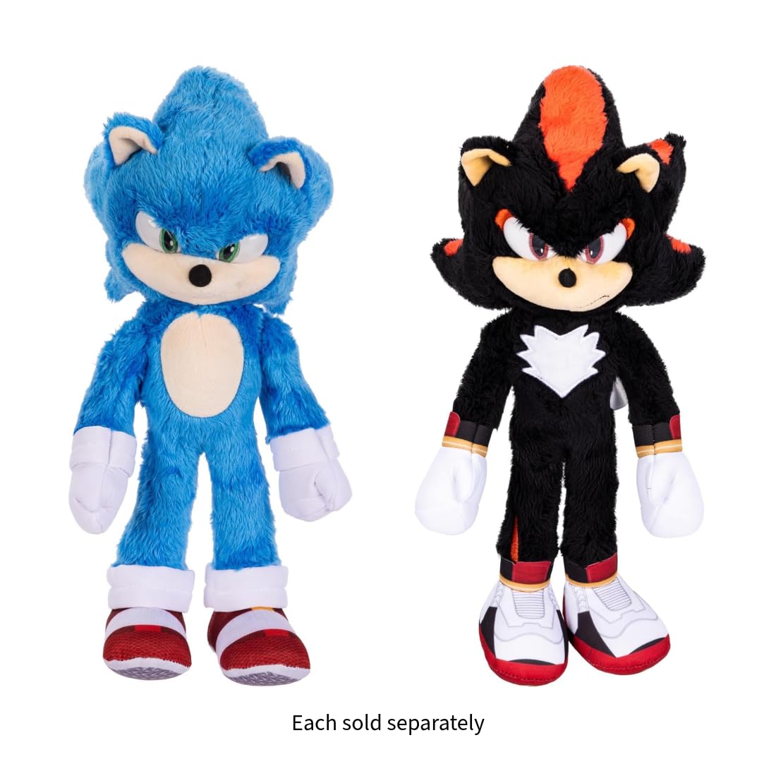 JAKKS Pacific Sonic 3 The Hedgehog Deluxe Plush 33cm – Official Sega Licensed
