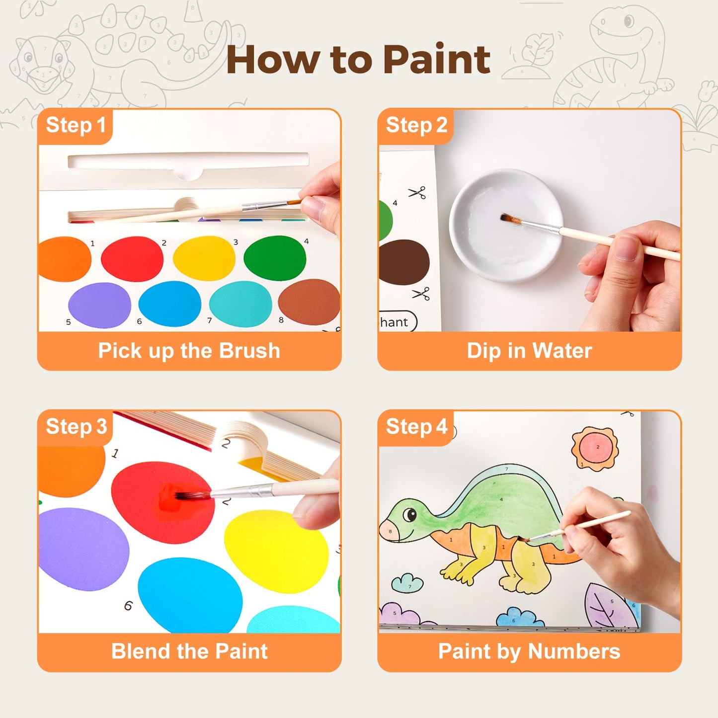 Jar Melo Paint with Water Books for Toddlers | Mess-Free Watercolor Activity for Ages 1-6